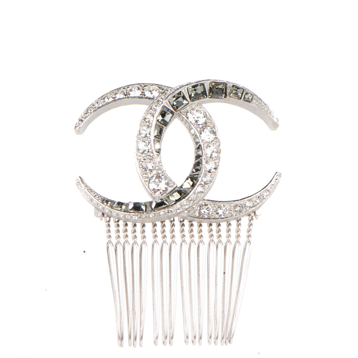 Chanel Crystal Dubai CC Hair Comb Pin 1 of 6