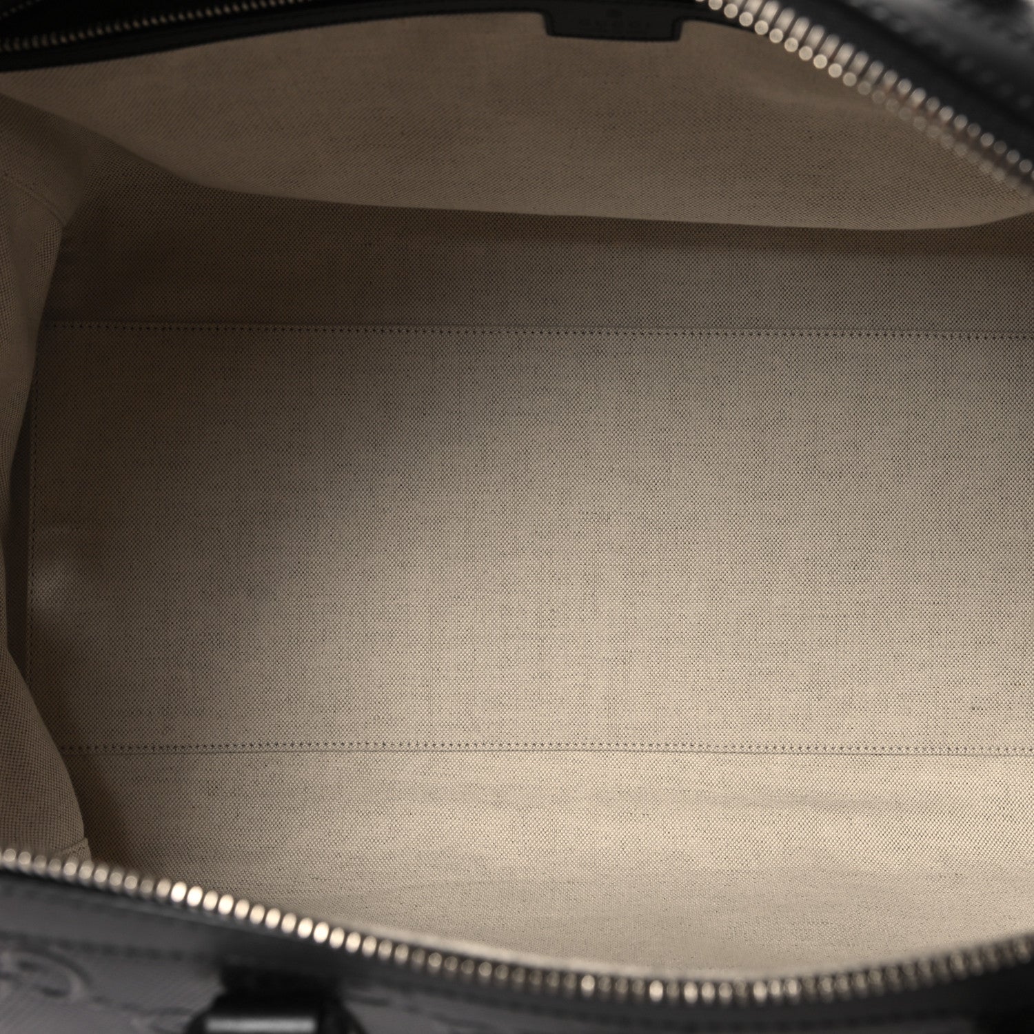 Gucci Calfskin GG Tennis Embossed Duffle Bag Black 4 of 11