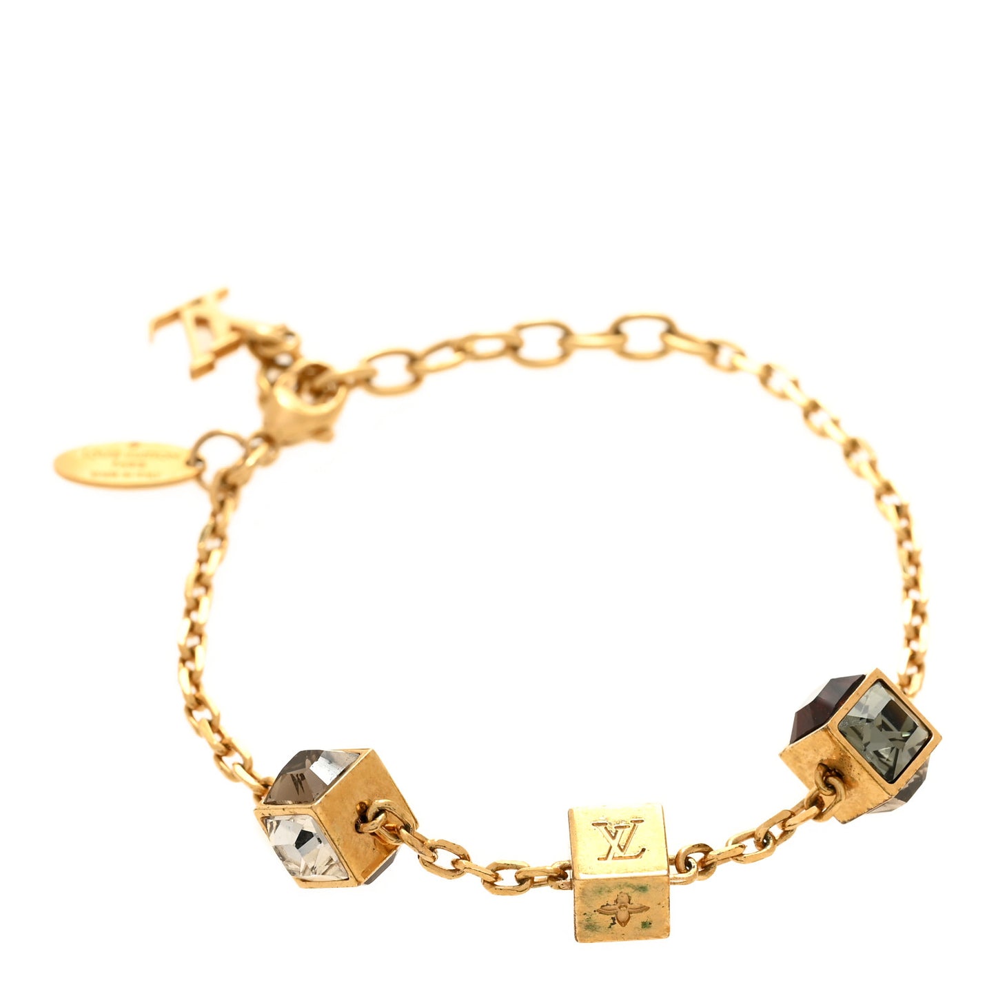 Swarovski Gamble Bracelet Azur Gold