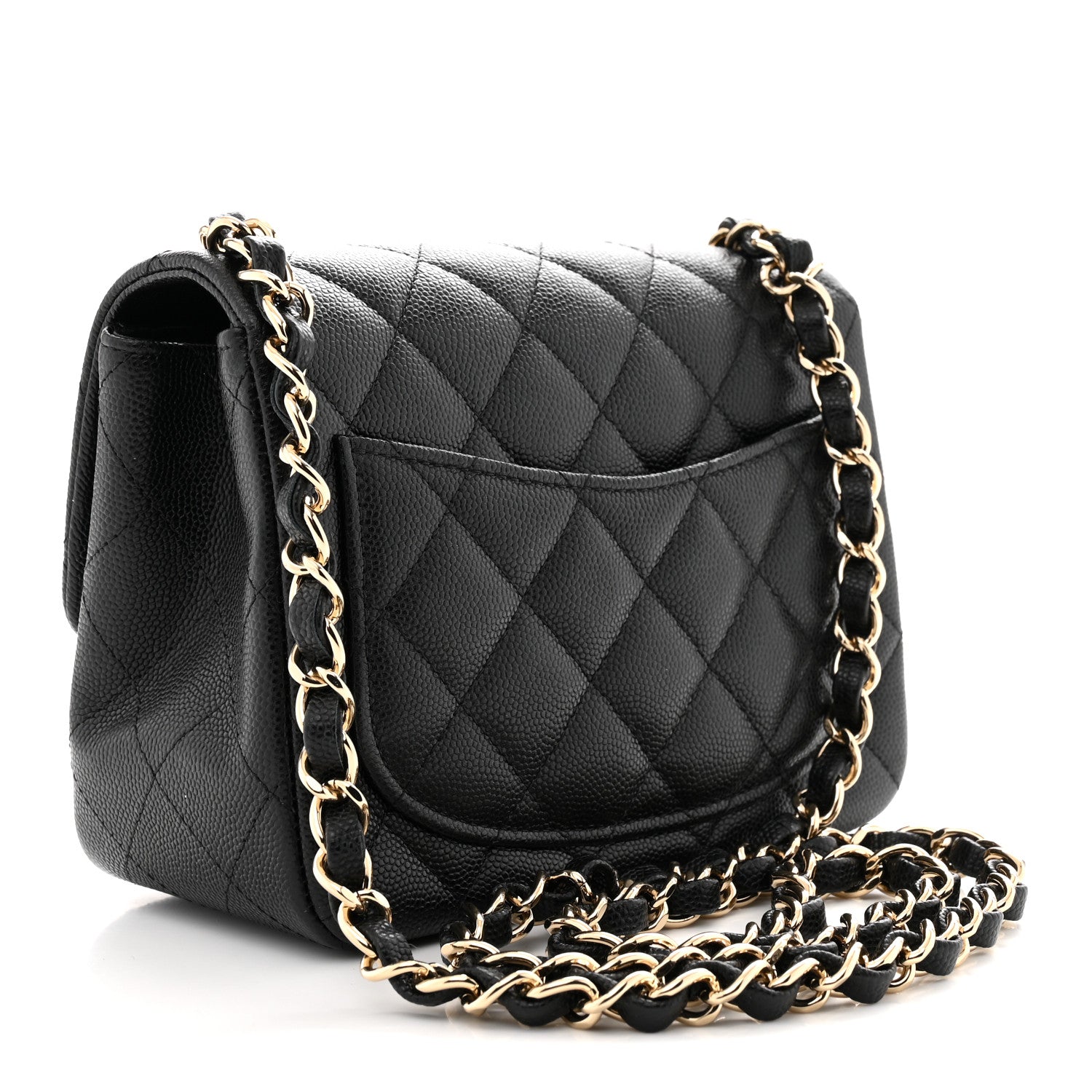 Chanel Caviar Quilted Mini Square Flap Black 3 of 10