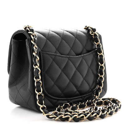 Chanel Caviar Quilted Mini Square Flap Black 3 of 10