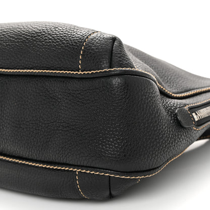 Chanel Grained Calfskin Tassel Hobo Black 10 of 13