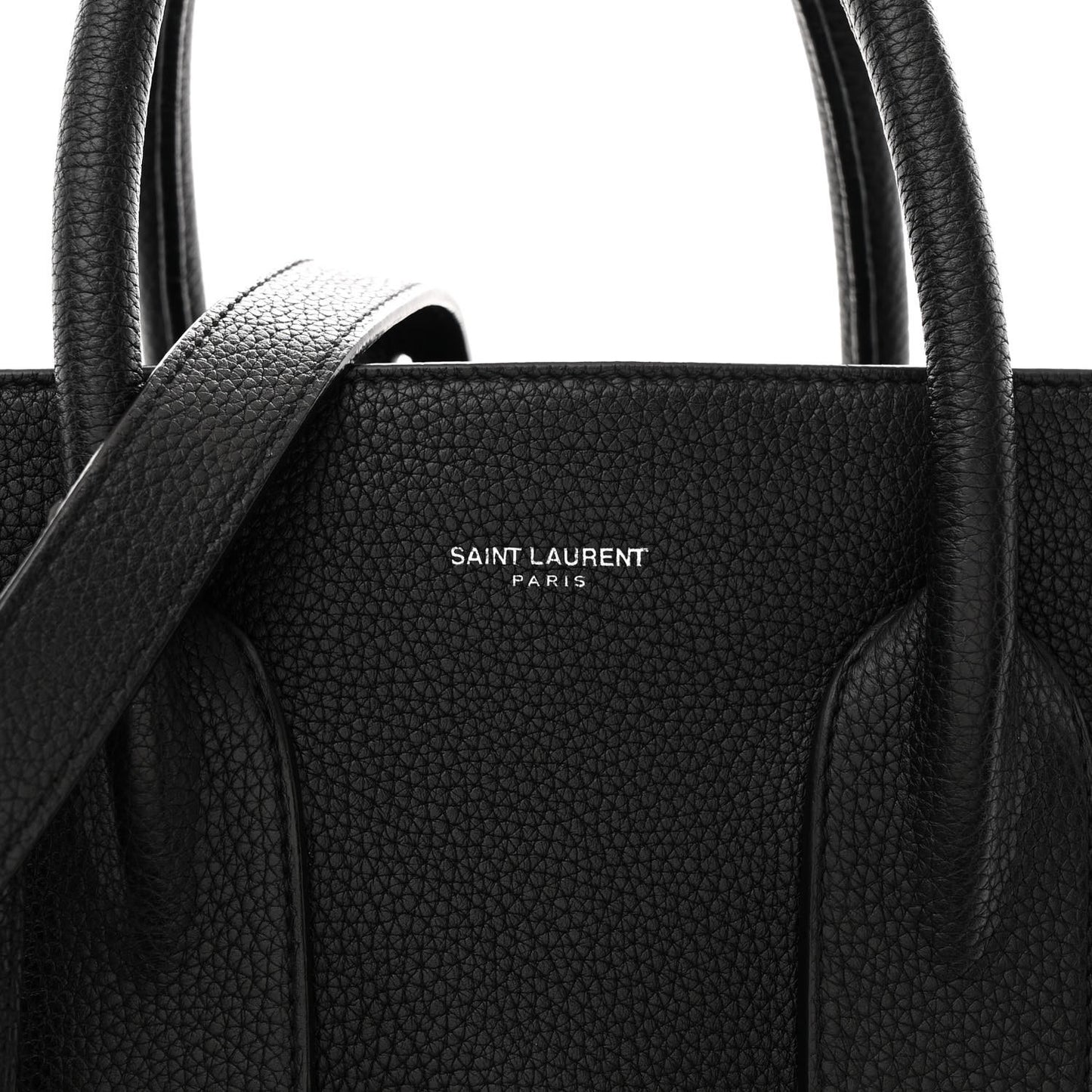 Grained Calfskin Small Supple Sac De Jour Black