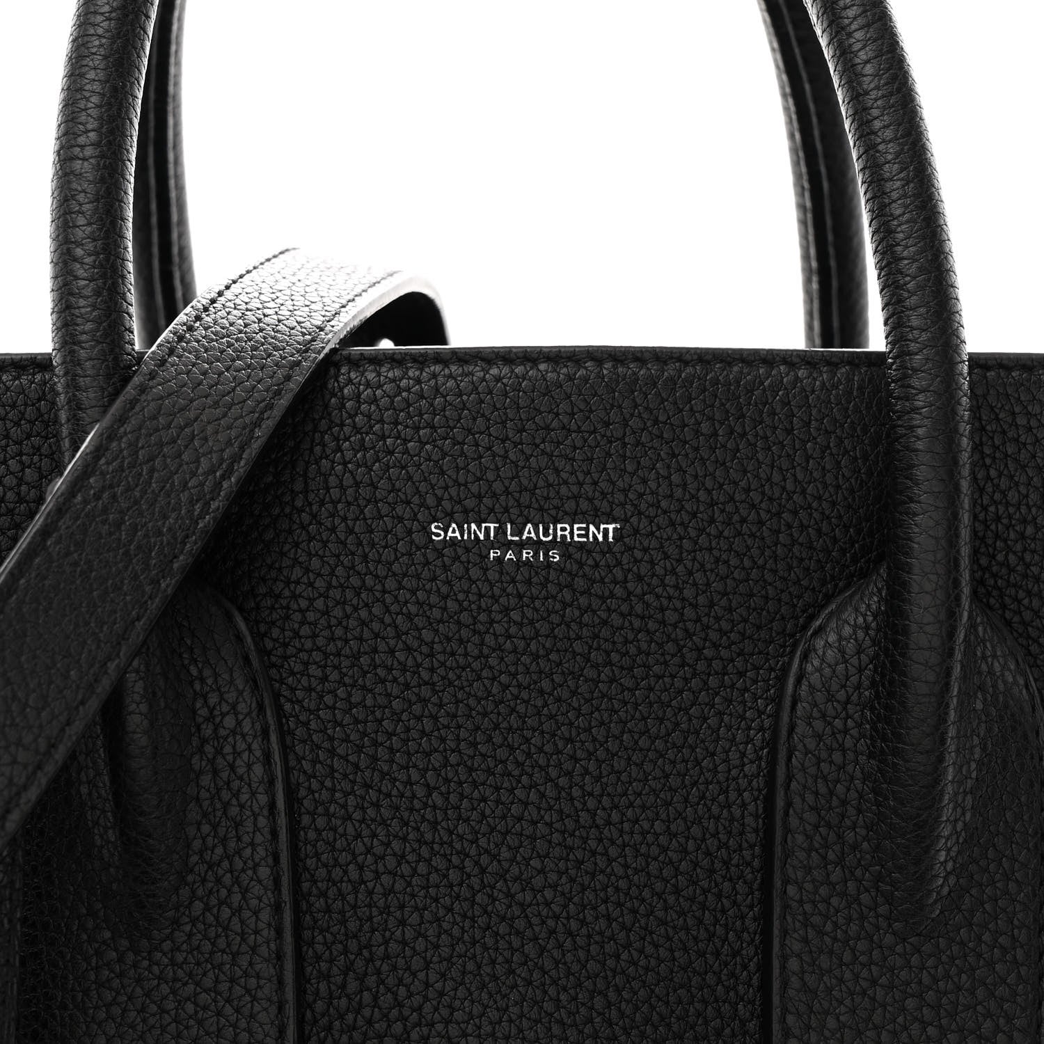 Saint Laurent Grained Calfskin Small Supple Sac De Jour Black 7 of 10