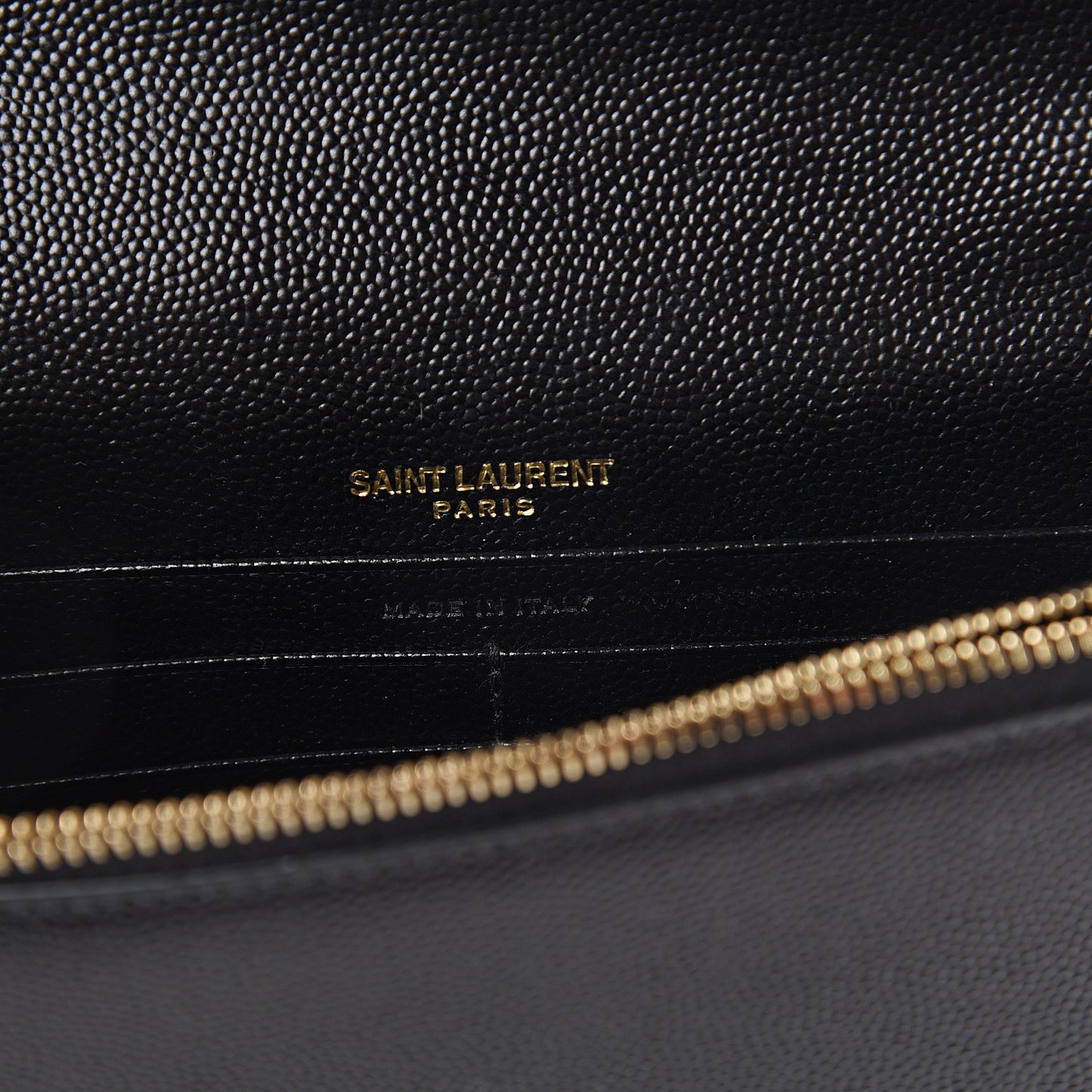 Grain De Poudre Classic Monogram Kate Tassel Chain Wallet Black