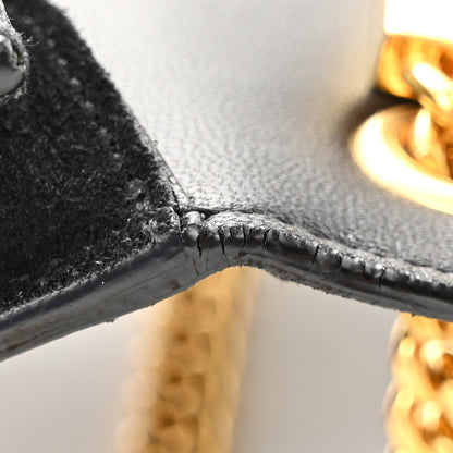 Saint Laurent Suede Small Classic Monogram Kate Tassel Satchel Black 14 of 16