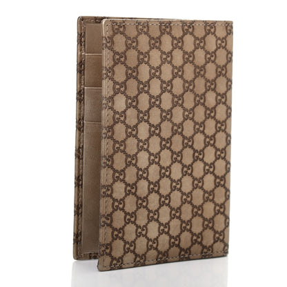 Gucci Metallic Guccissima Signature Passport Case Gold 3 of 8