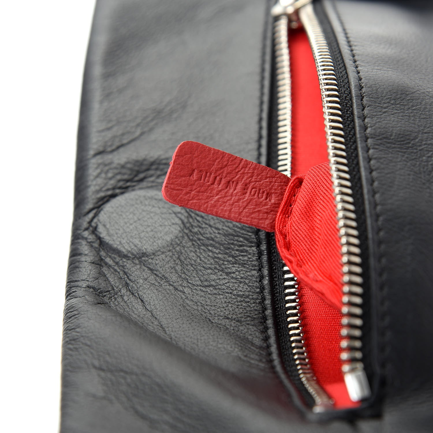 Christian Louboutin Calfskin Studded Sweet Charity Optic Clutch Black 10 of 10