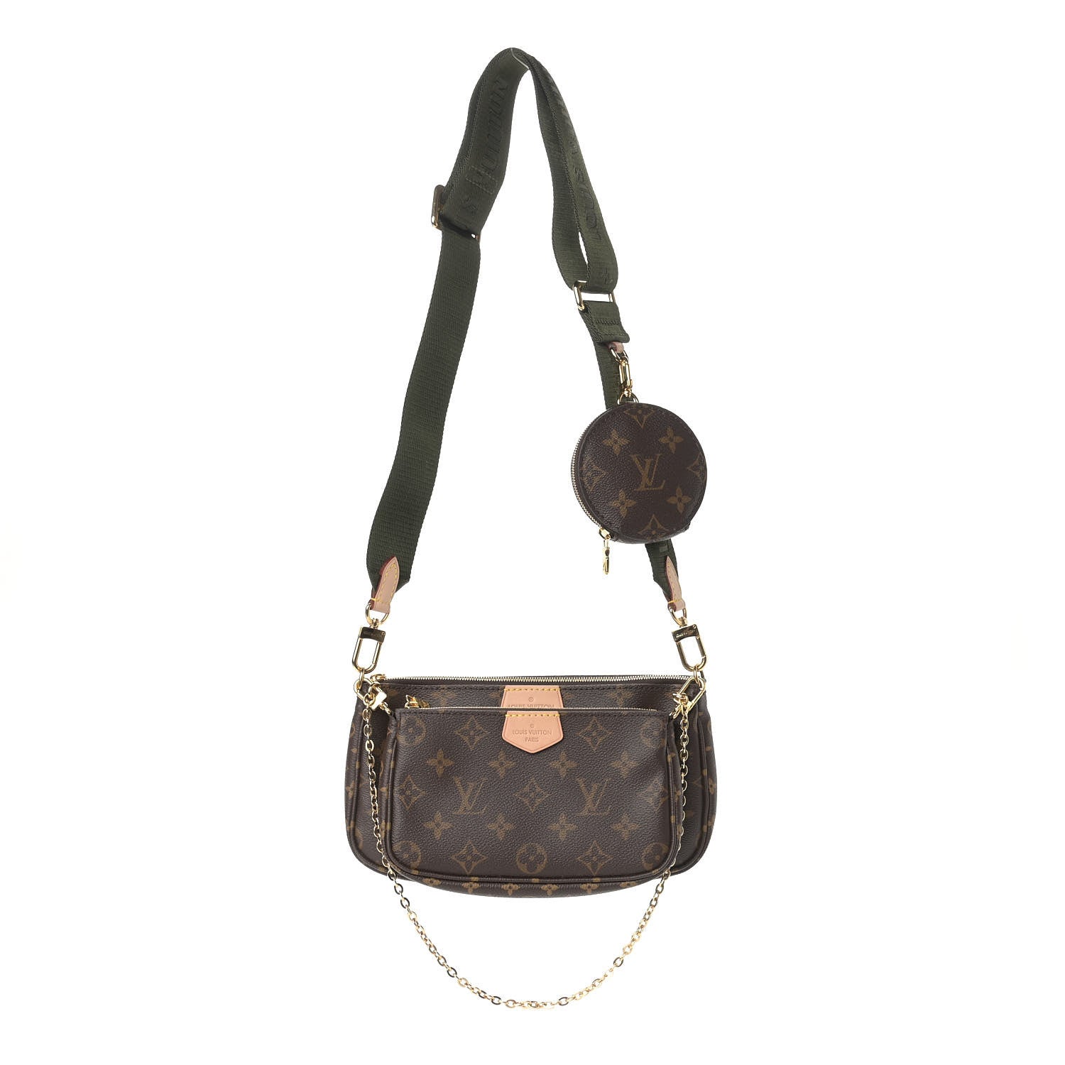 Louis Vuitton Monogram Multi Pochette Accessories Kaki 1 of 12