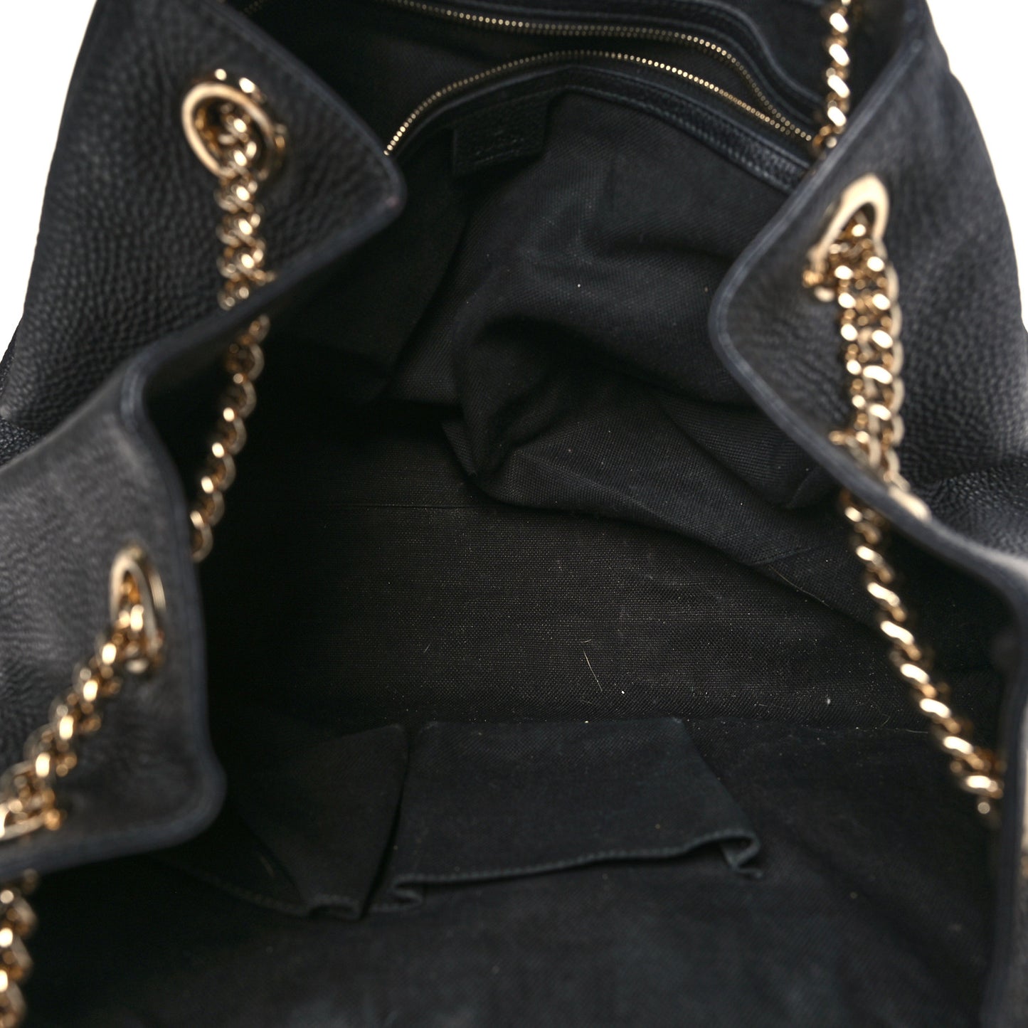 Calfskin Medium Emily Shoulder Bag Black