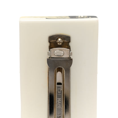 Chanel Resin Crystal CC Mountain Barrette Black White 3 of 4