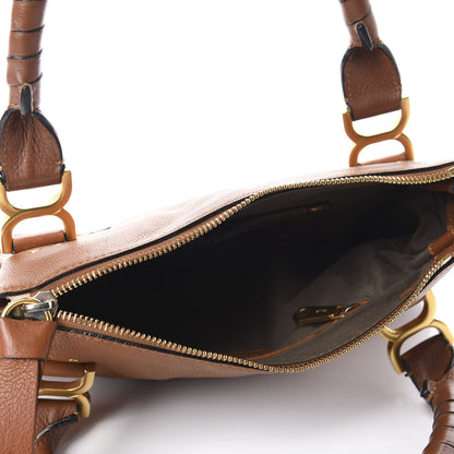 Chloe Calfskin Medium Marcie Satchel Tan 5 of 12