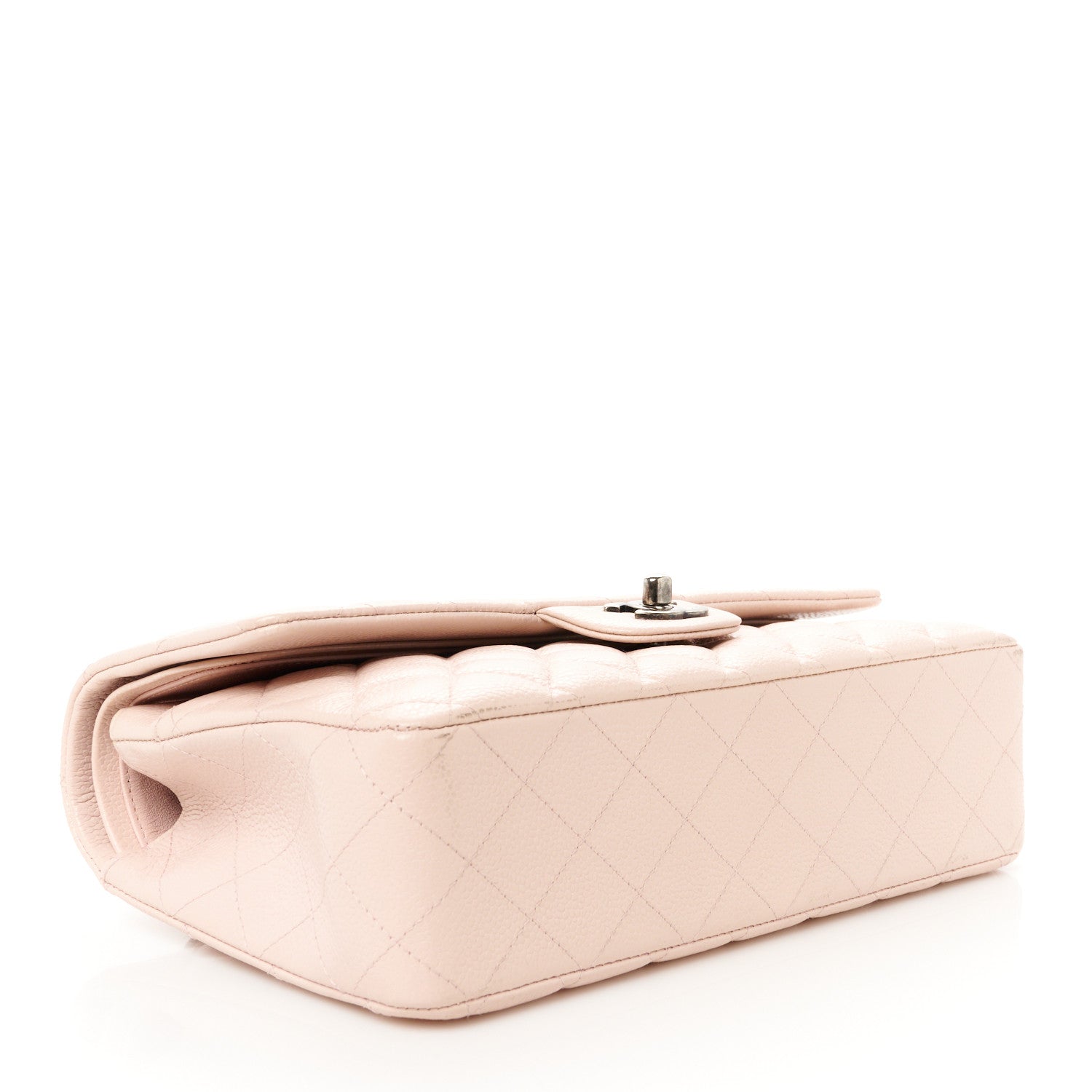 Chanel Caviar Quilted Medium Double Flap Light Pink 4 of 11