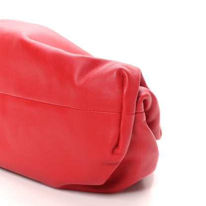 Bottega Veneta Smooth Butter Calf The Pouch Oversized Clutch Bright Red 10 of 11