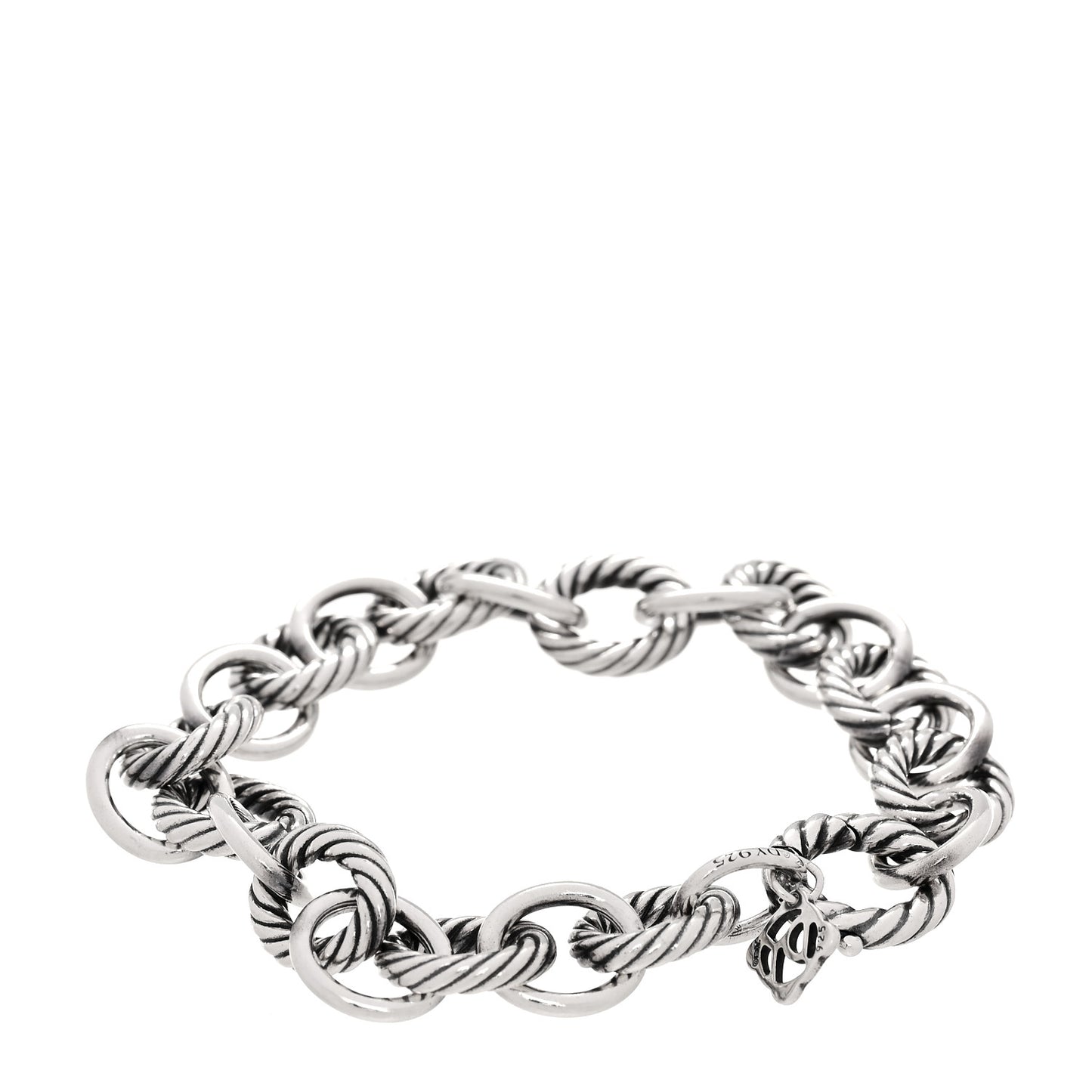 Sterling Silver 10mm Medium Oval Link Bracelet