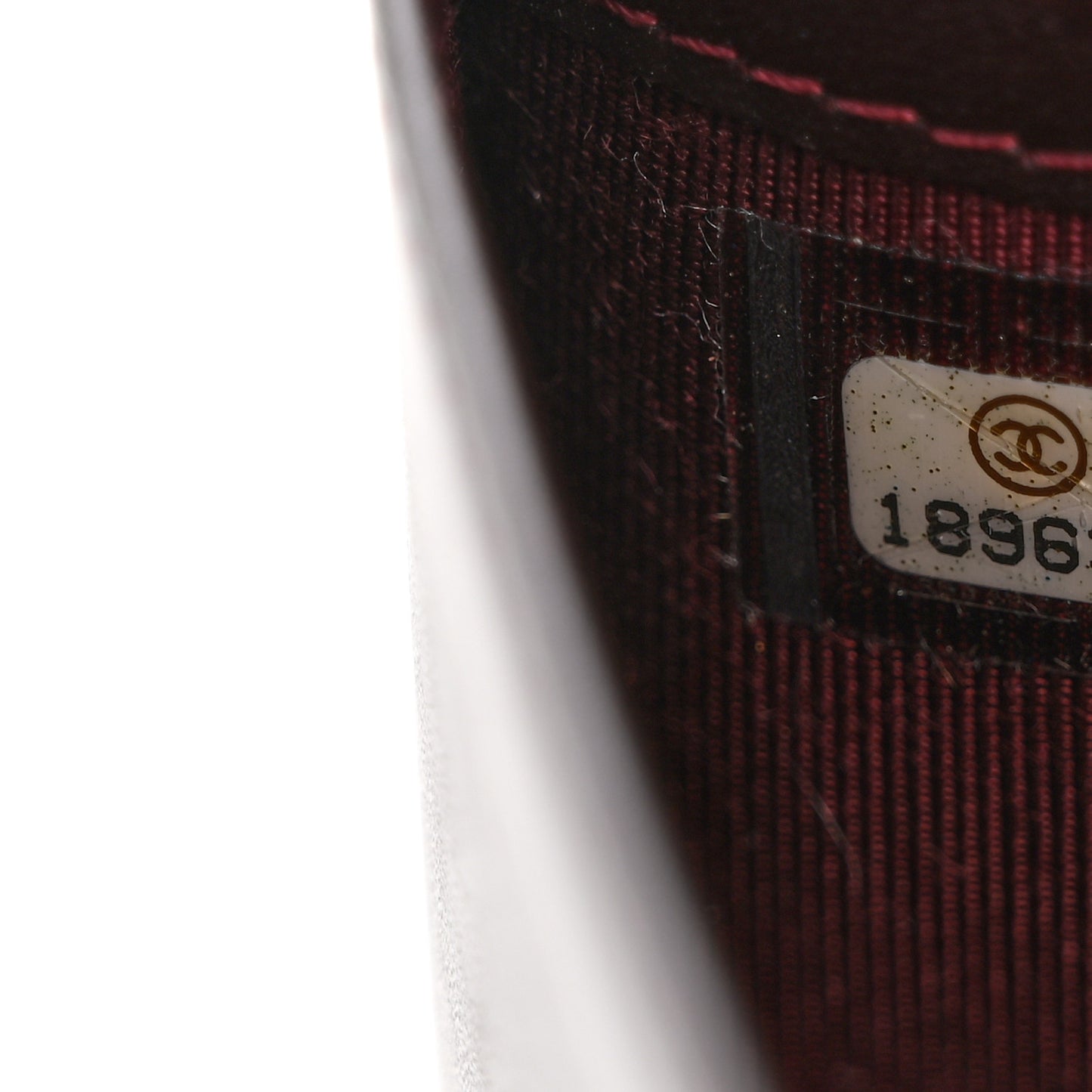 Aged Calfskin Quilted Reissue Yen Wallet Black