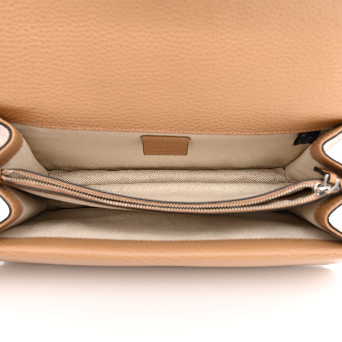 Dollar Calfskin Crystal Small Dionysus Shoulder Bag Natural Tan Black Diamond
