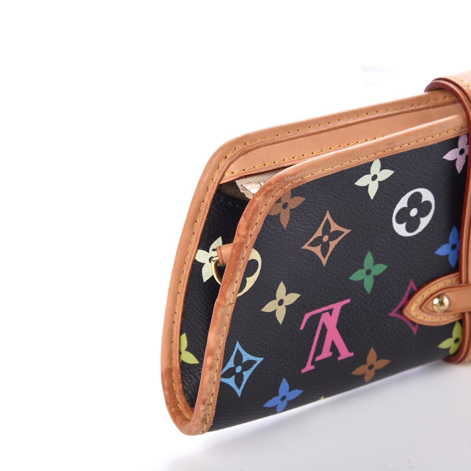 Louis Vuitton Monogram Multicolor Shirley Black 7 of 7