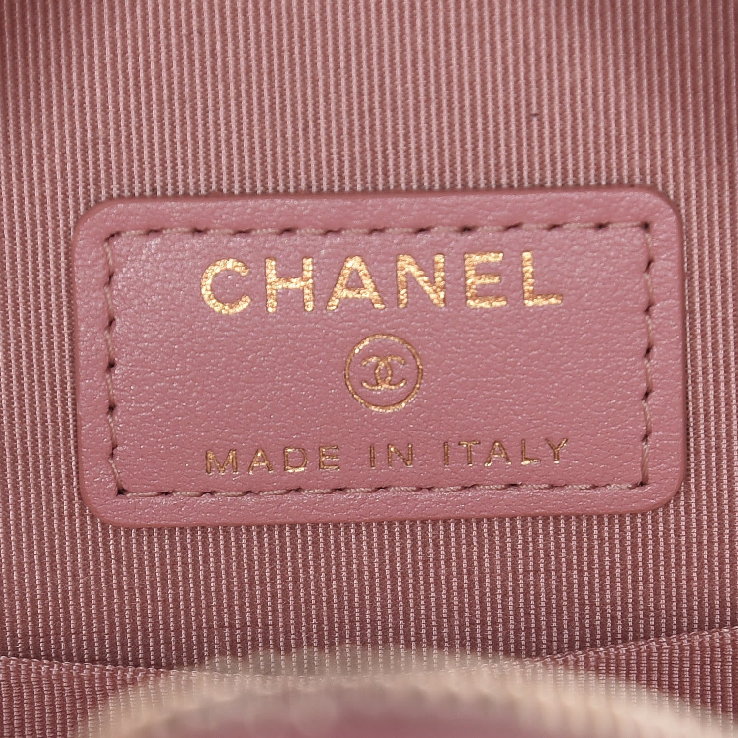 Chanel Iridescent Caviar Quilted Round Clutch With Chain Pink 6 of 8
