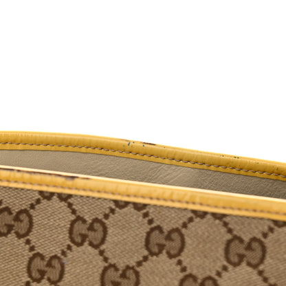 Gucci GG Monogram Patent Oliver Pug Tote Yellow Beige 17 of 21