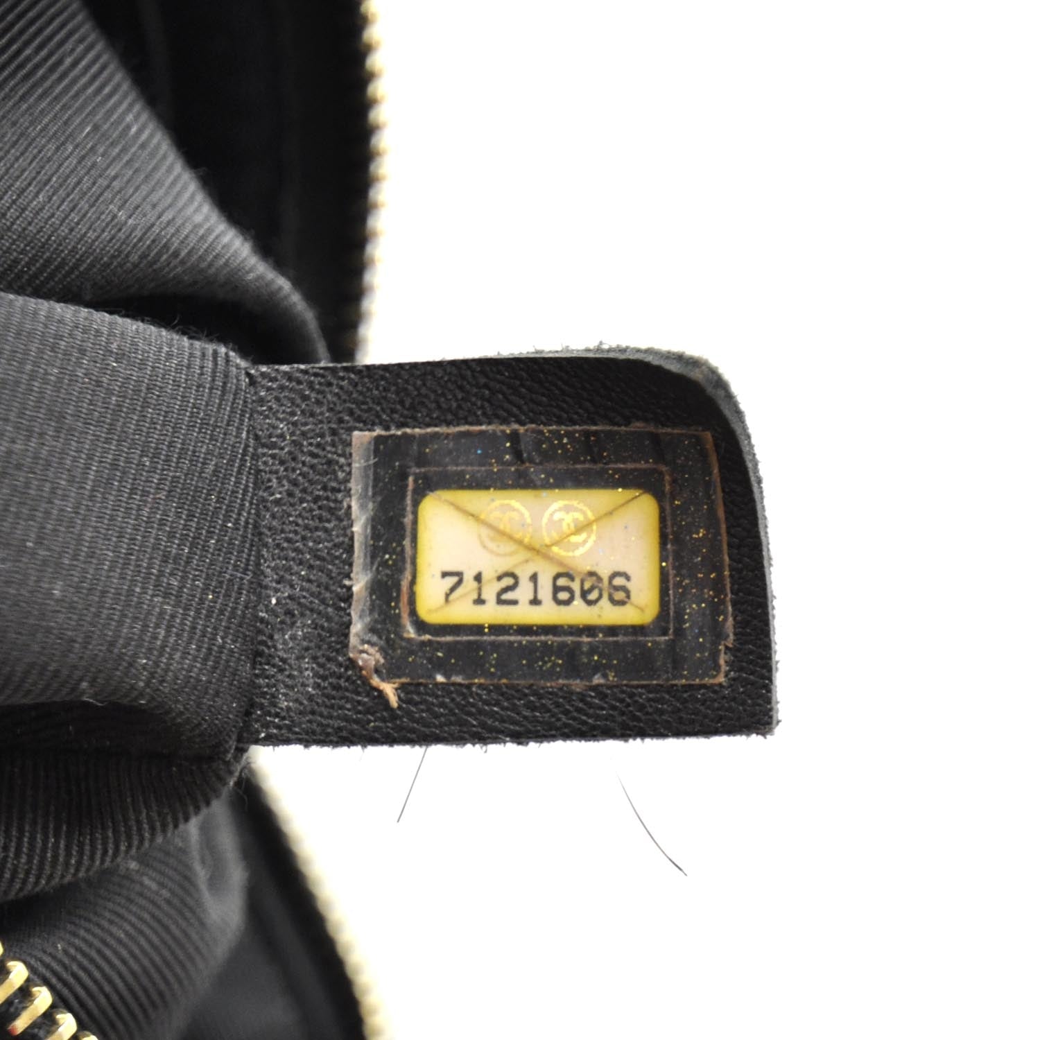 Chanel Lambskin Cosmetic Pouch Black 5 of 6