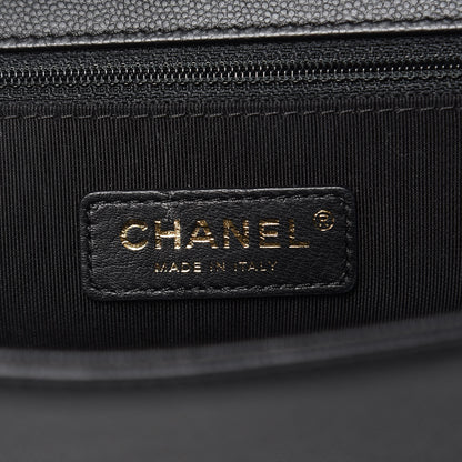 Chanel Caviar Quilted New Medium Boy Flap Black 7 of 13