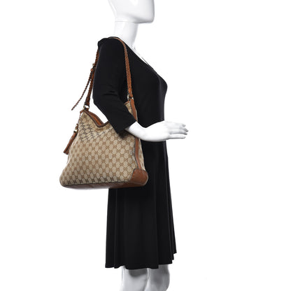 Gucci Monogram Medium Marrakech Hobo Camel 2 of 21