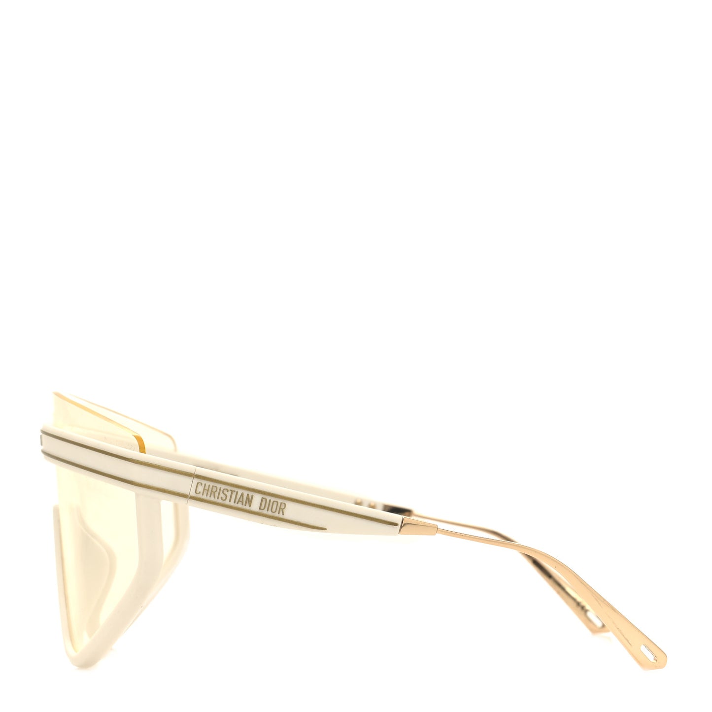 Acetate Mask DiorClub M2U Sunglasses Translucent Ivory