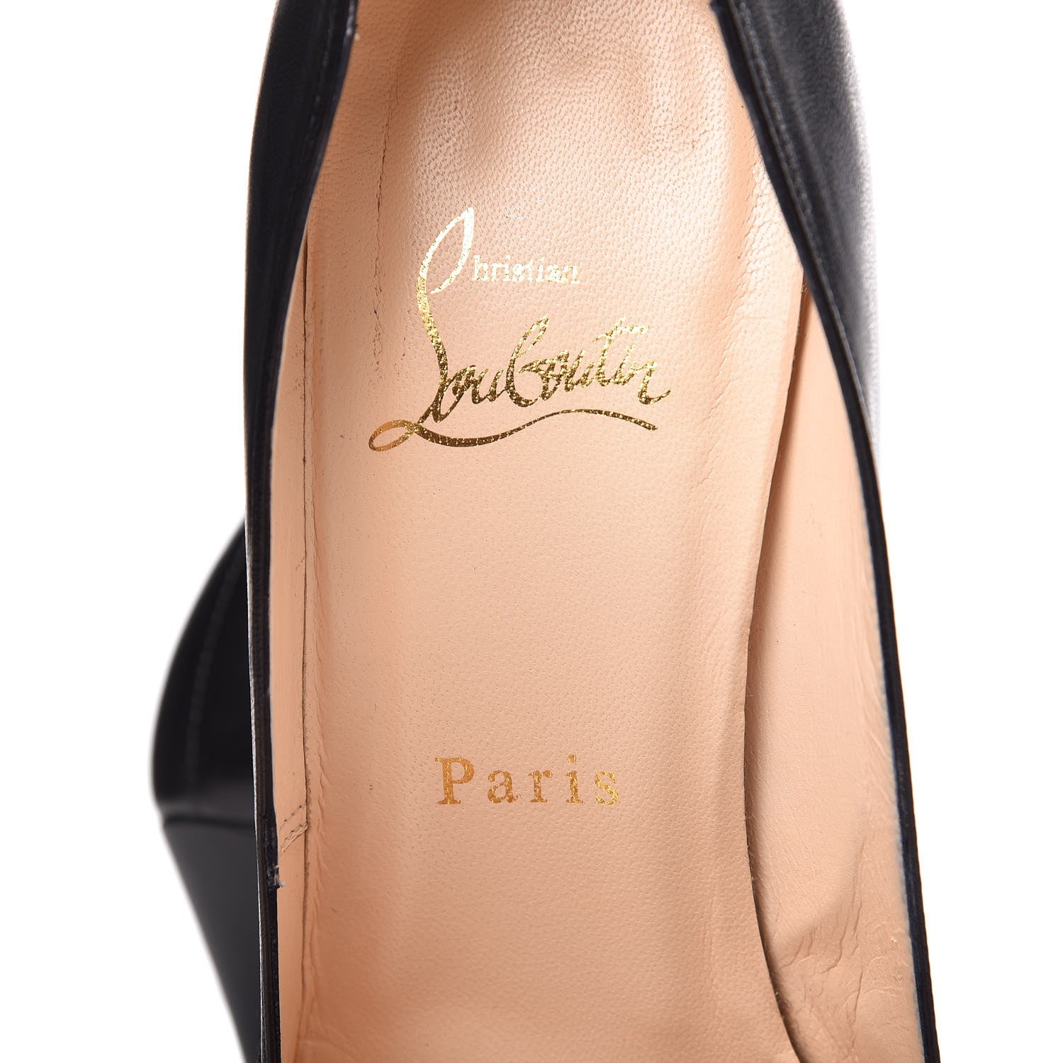 Christian Louboutin Kid Grosgrain Lavalliere 100 Pumps 38.5 Black 5 of 10
