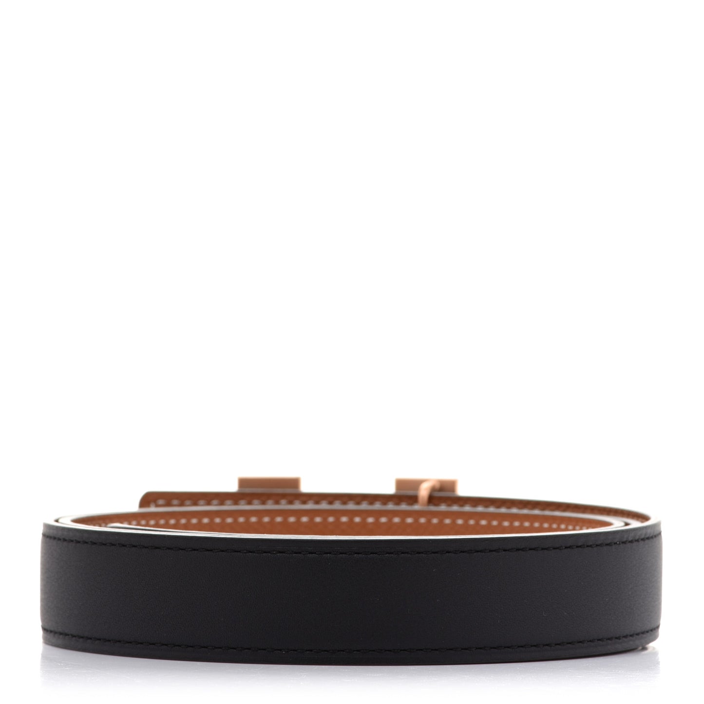 Swift Epsom 24mm Mini Constance H Belt 90 Black Gold