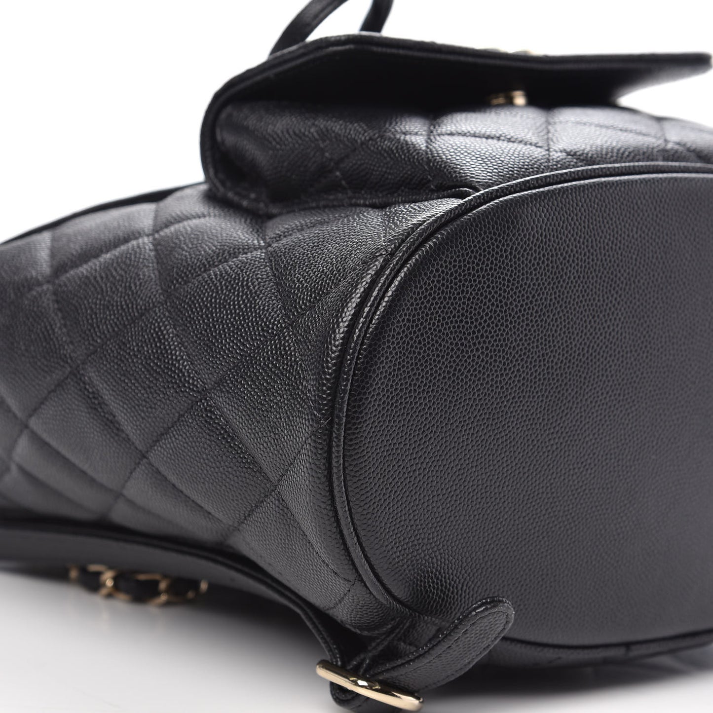Caviar Quilted Backpack Bag Black