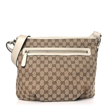 Gucci Monogram Messenger Bag Off White 1 of 14