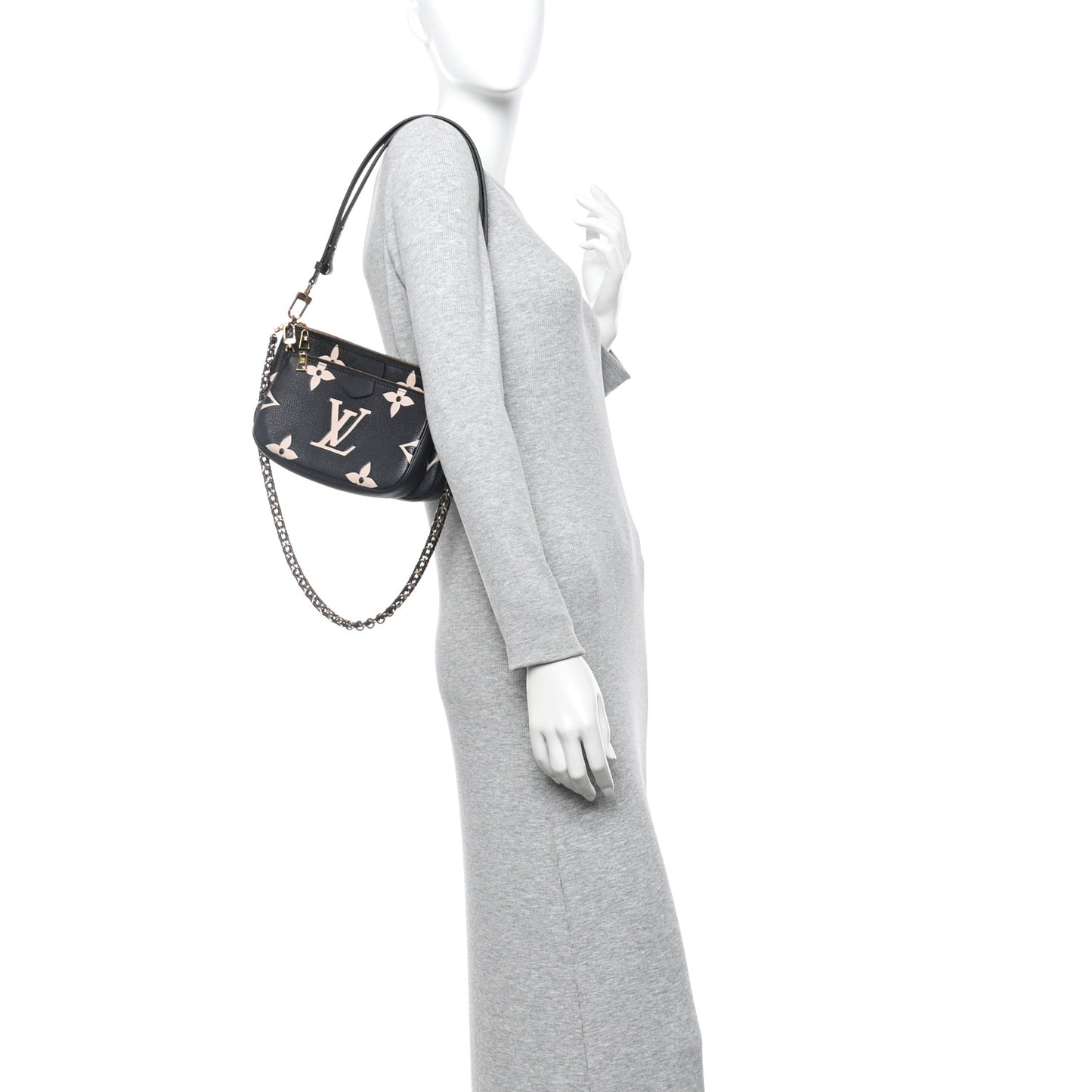 Empreinte Monogram Giant Multi Pochette Accessories Black Beige