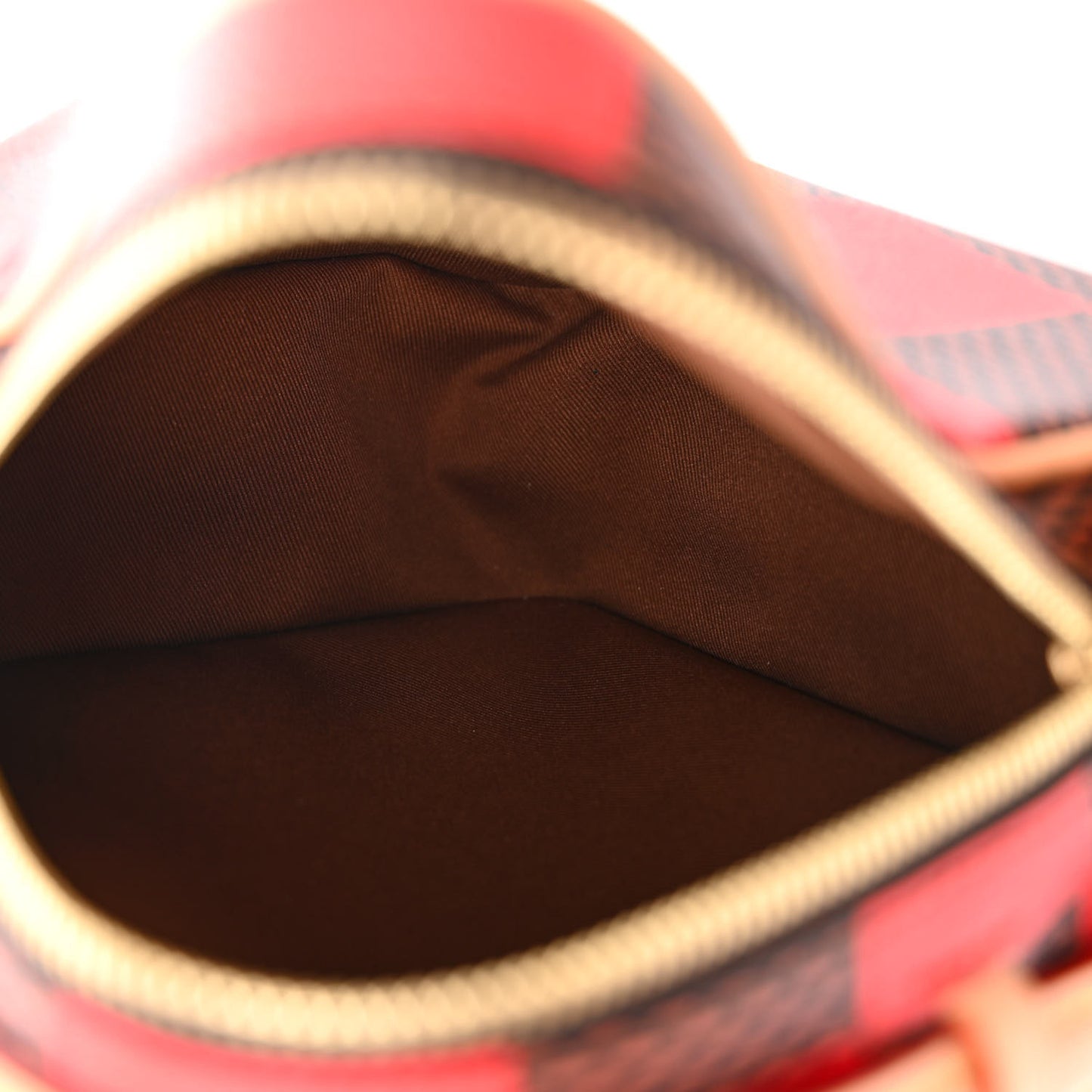 Damier Pop Chess Messenger Red