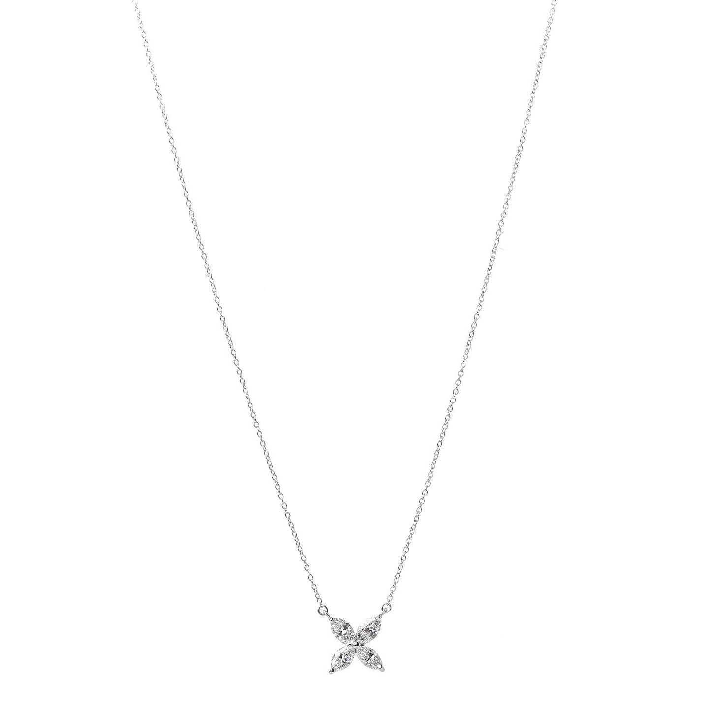 Platinum Diamond Large Victoria Necklace