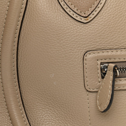 Celine Drummed Calfskin Shoulder Luggage Dune 11 of 17