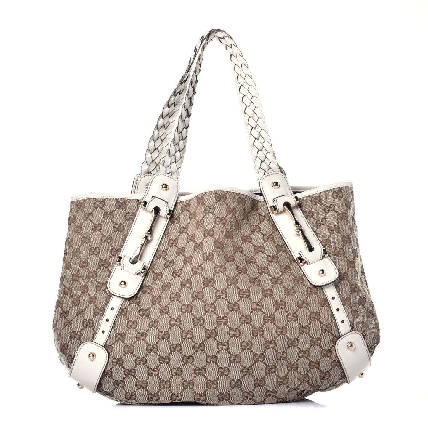 Monogram Medium Pelham Shoulder Bag Off White