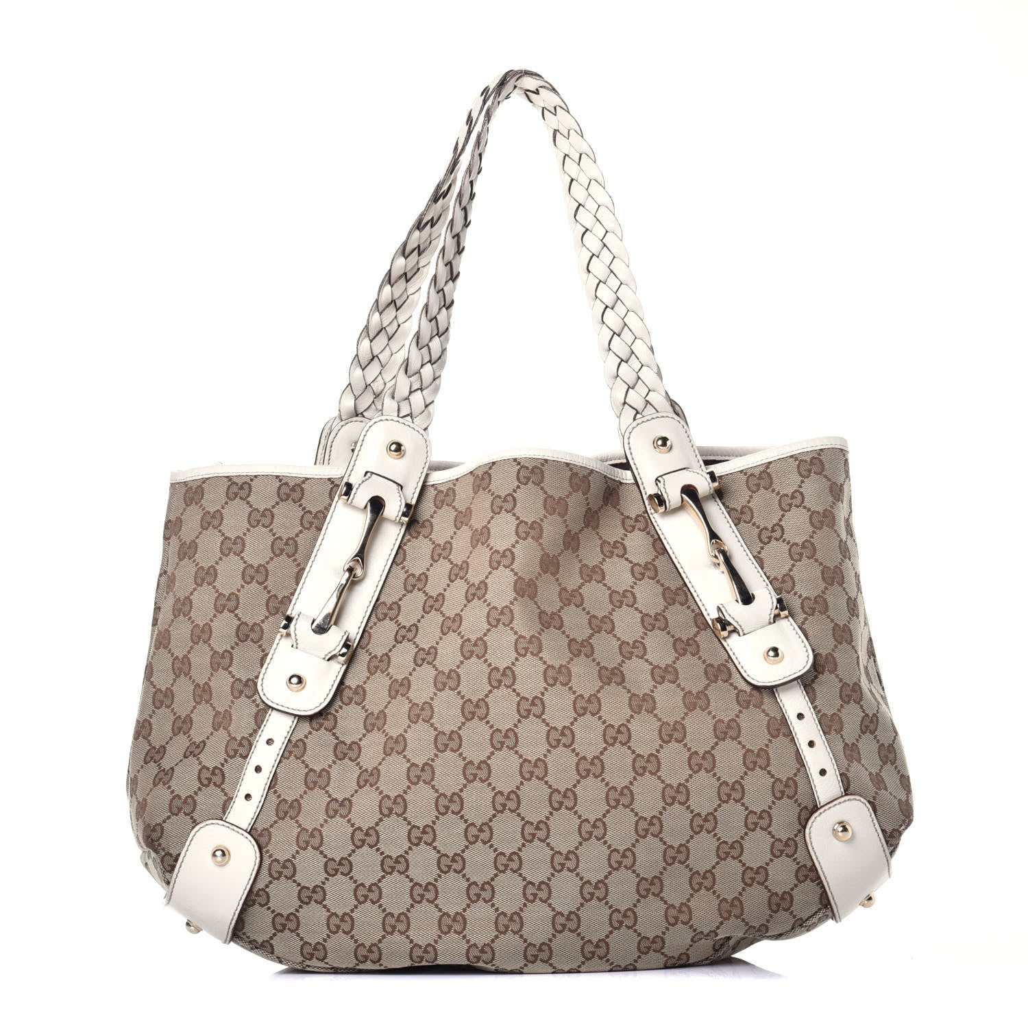 Gucci Monogram Medium Pelham Shoulder Bag Off White 1 of 9