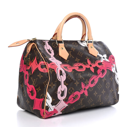 Louis Vuitton Monogram Bay Speedy 30 Rose Ballerine Poppy 2 of 4