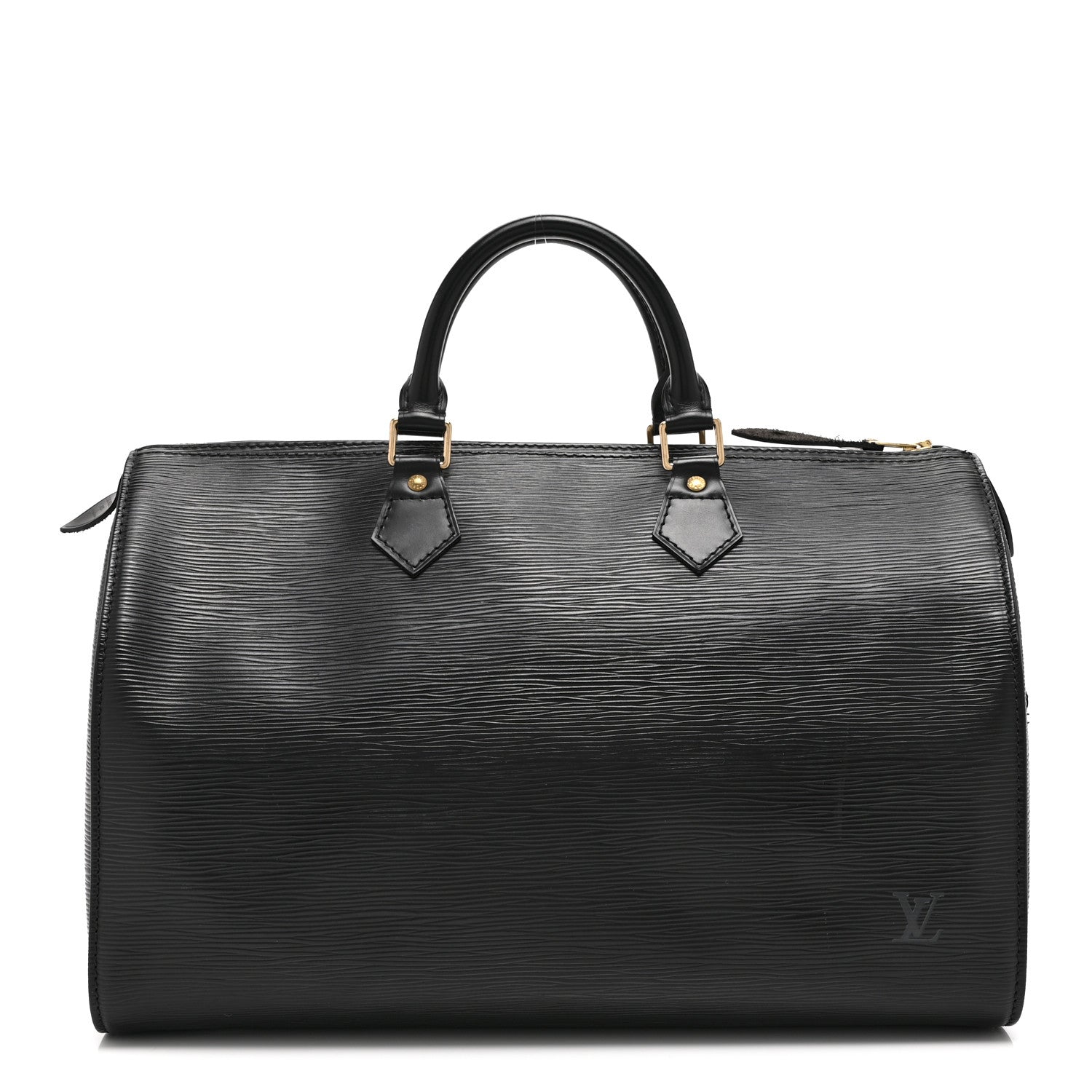 Louis Vuitton Epi Speedy 35 Black Black 2 of 19