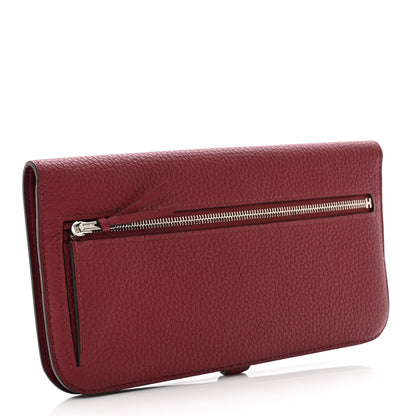 Hermes Togo Dogon Recto Verso Wallet Rubis 3 of 8