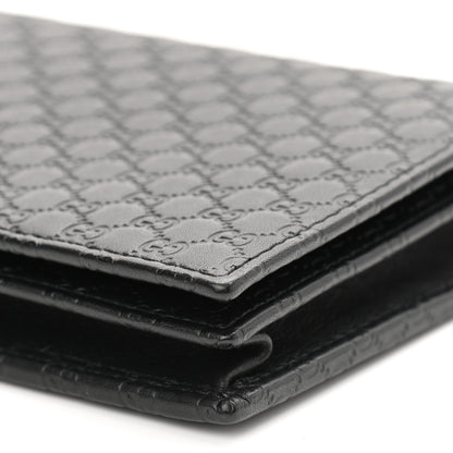 Gucci Microguccissima Crossbody Wallet Black 9 of 9