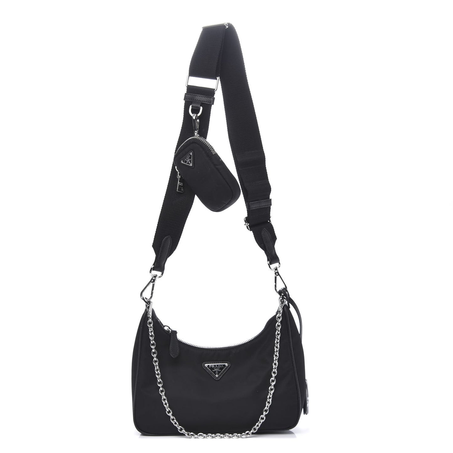 Nylon Re-Edition 2005 Shoulder Bag Black