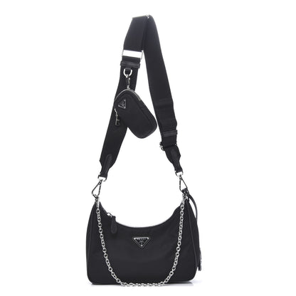 Prada Nylon Re-Edition 2005 Shoulder Bag Black 1 of 10