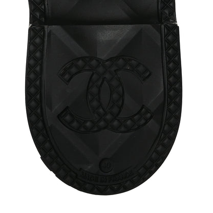 Chanel Caoutchouk CC High Boots 40 Black 8 of 8
