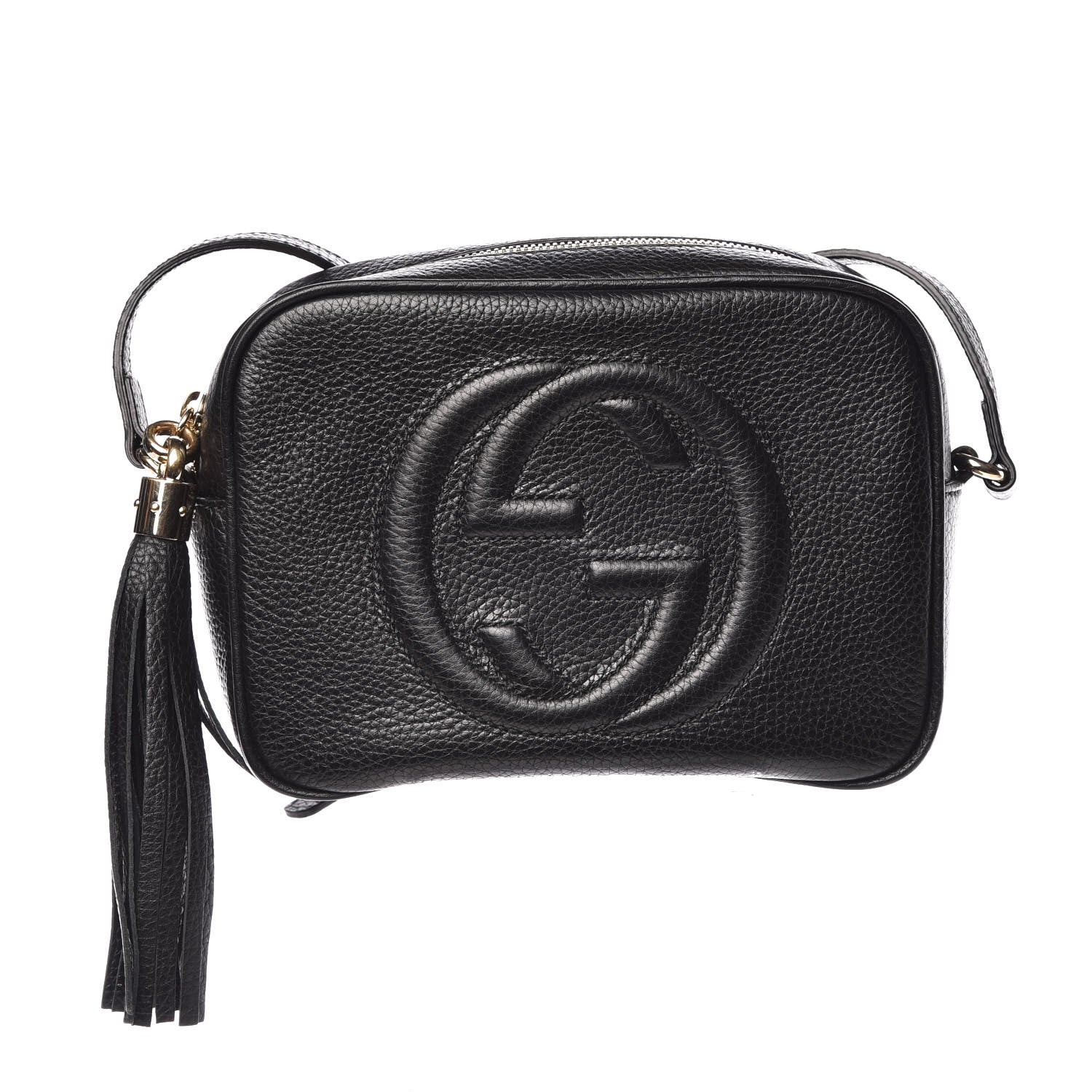 Gucci Pebbled Calfskin Small Soho Disco Bag Black 1 of 9