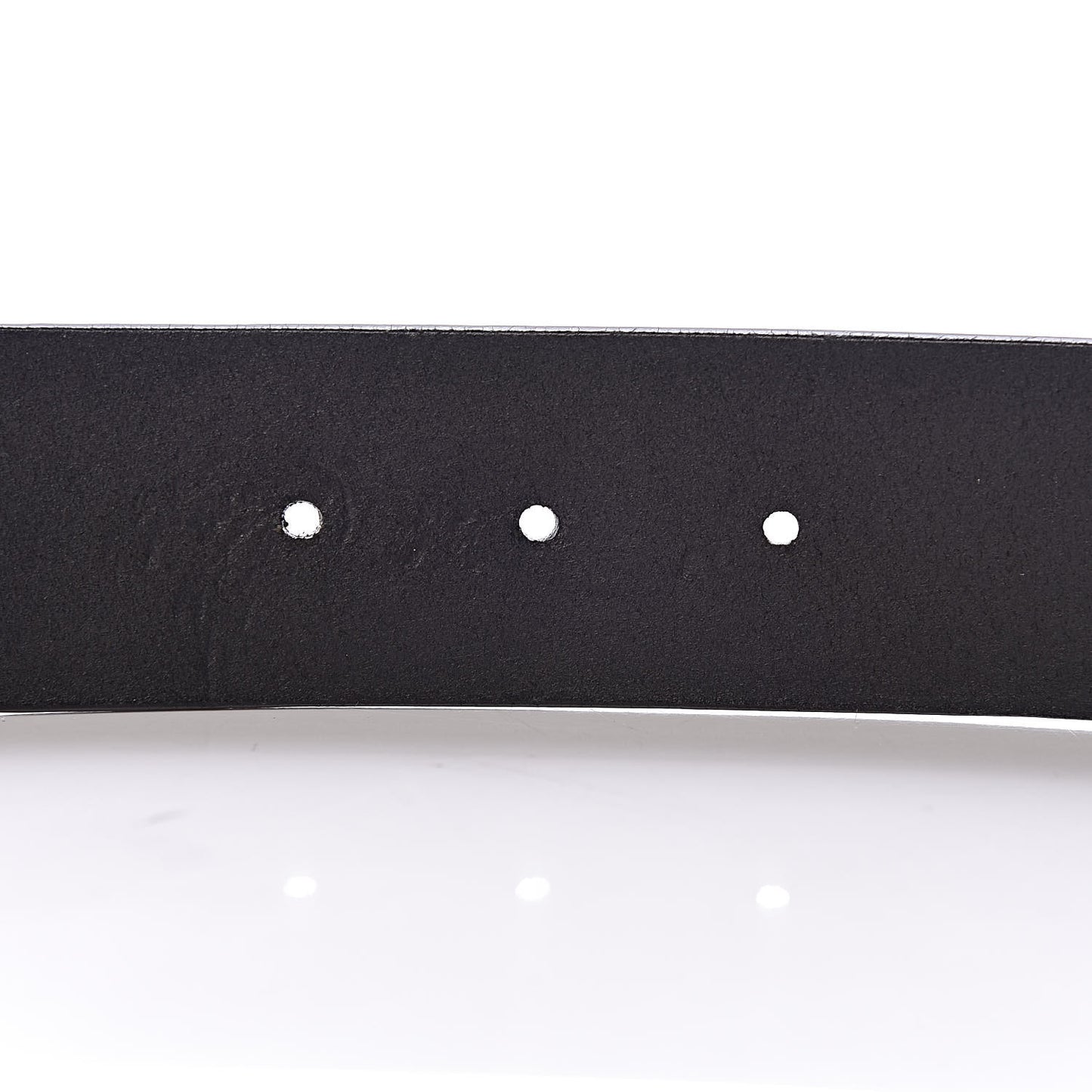 Calfskin G Buckle Belt 75 30 Black