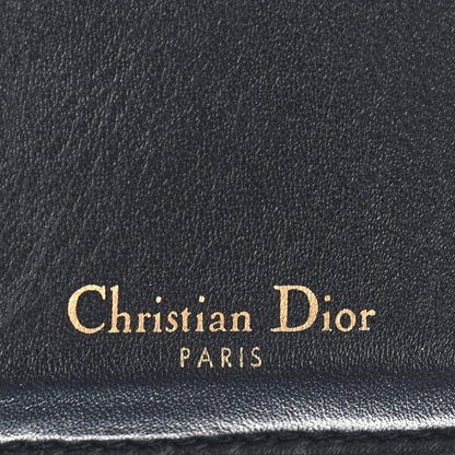 Christian Dior Oblique Saddle Lotus Wallet Blue 6 of 8