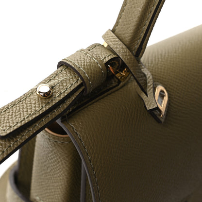 Delvaux Alpina Calfskin PM Tempete Satchel Argile 11 of 12