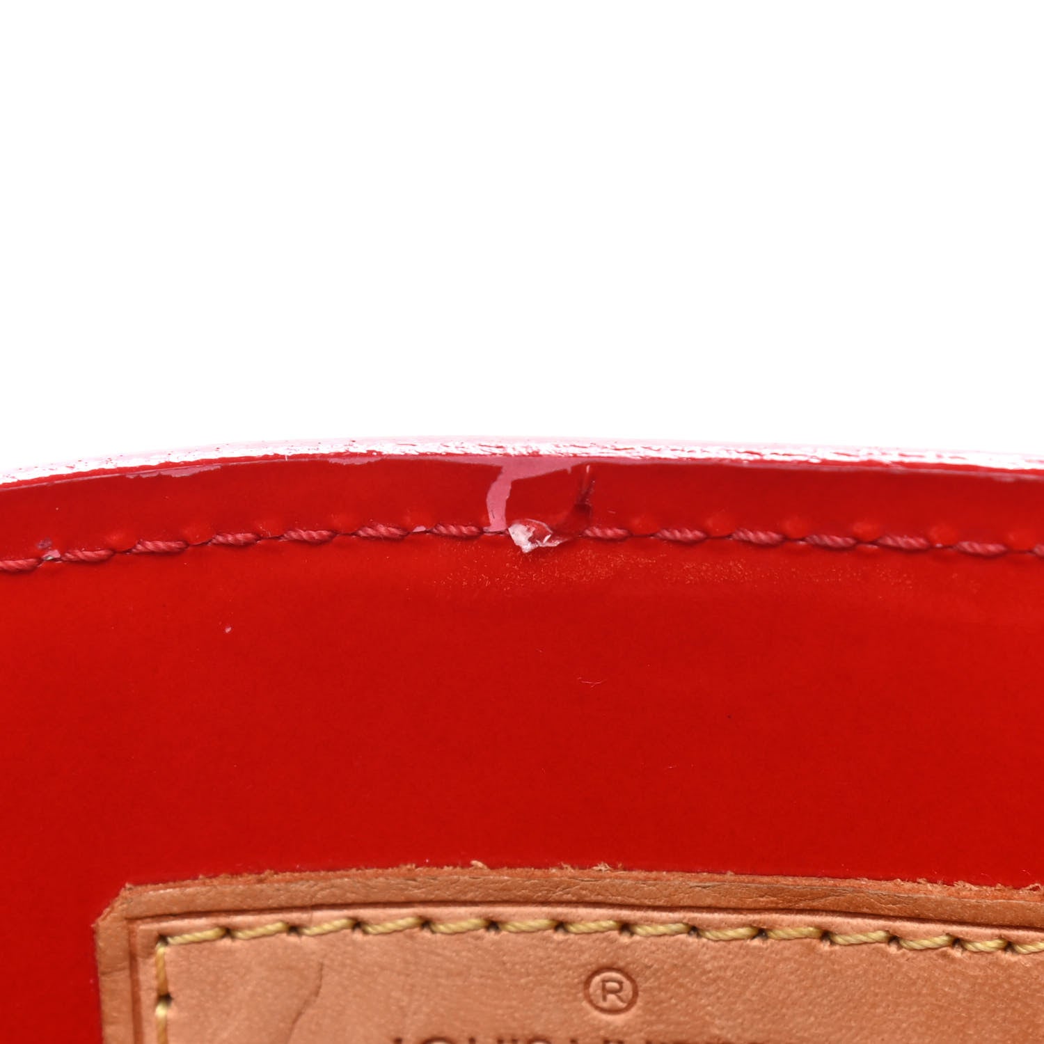 Louis Vuitton Vernis Reade PM Rouge 8 of 13